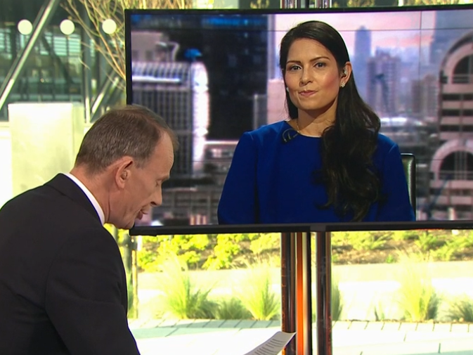 BBC ‘sorry’ after Andrew Marr accuses Priti Patel of laughing during interview