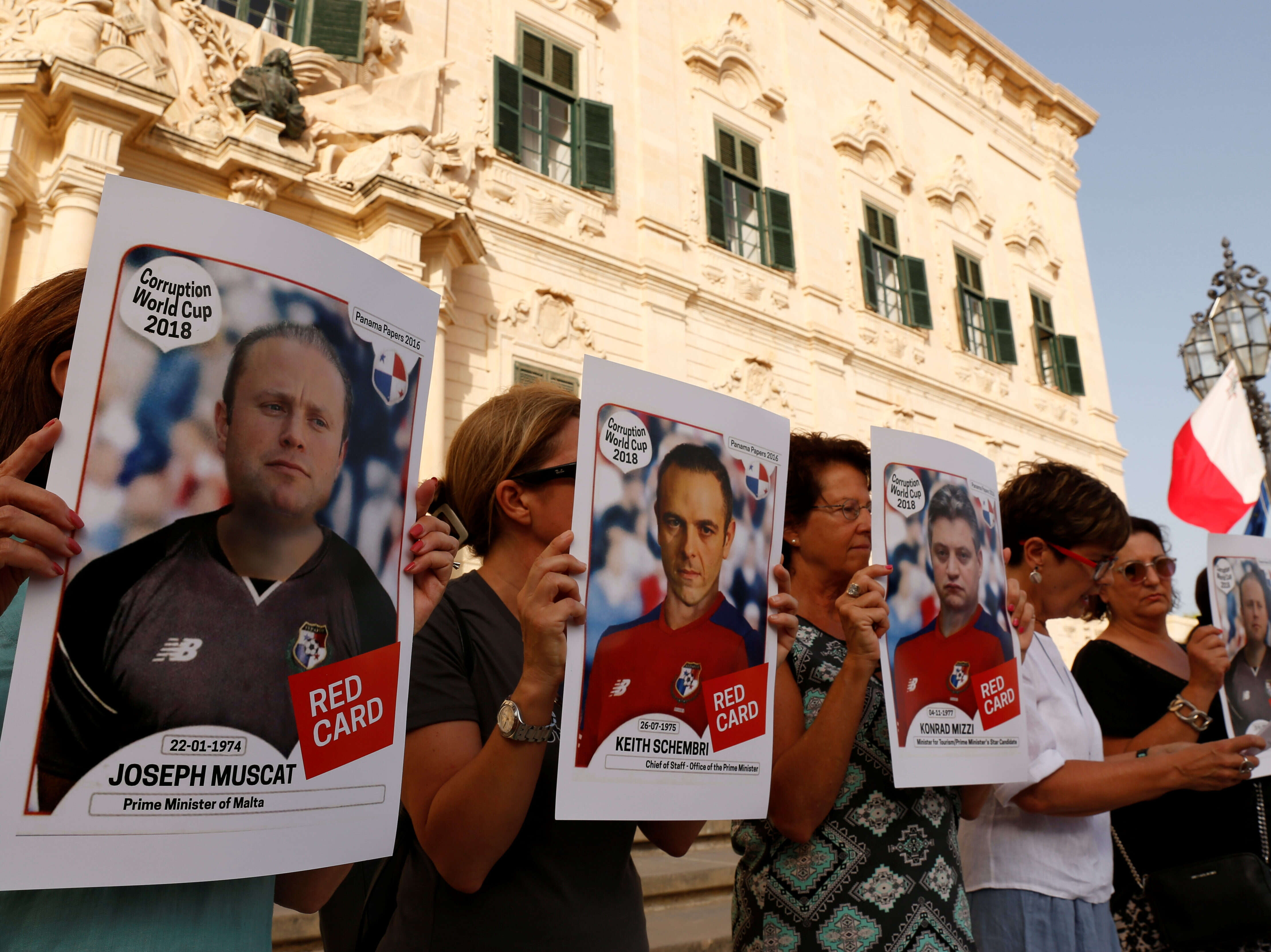 Three senior Maltese officials resign over Daphne Caruana Galizia murder investigation
