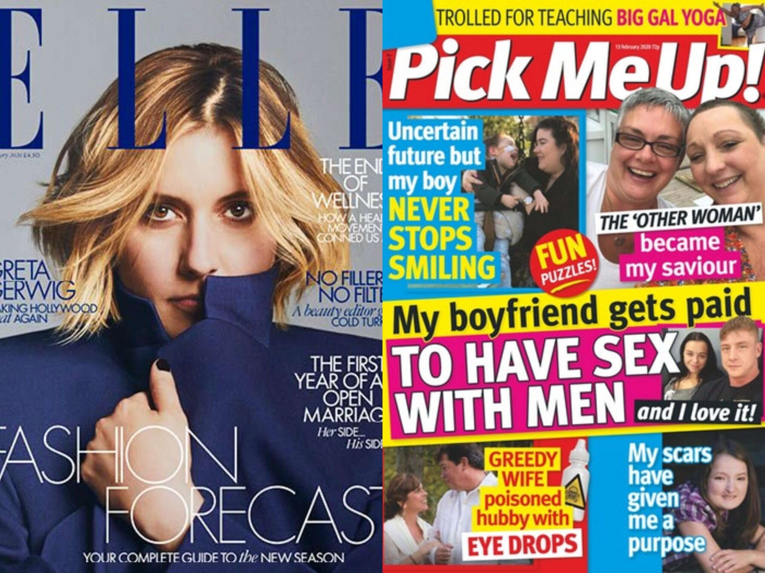 Women's mags ABCs: Pick Me Up and Elle circulations fall by quarter + full figures