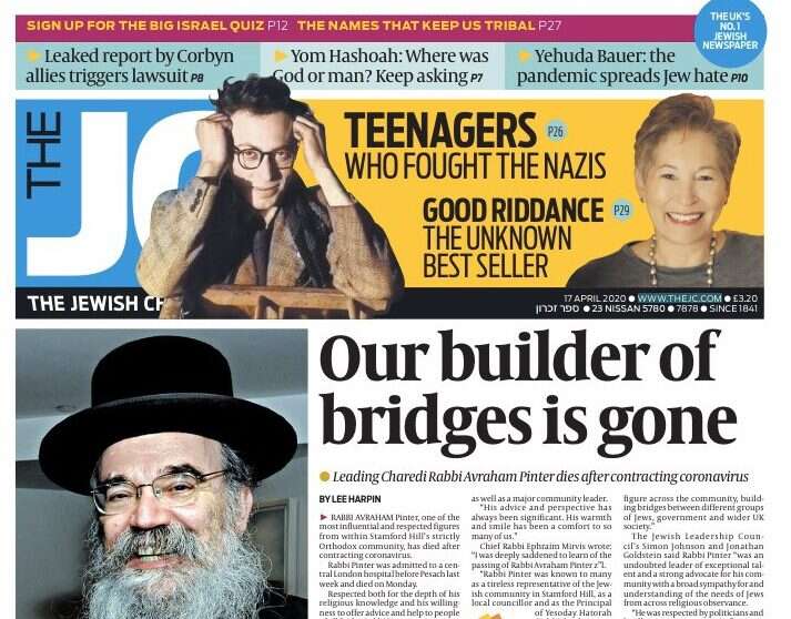 Jewish Chronicle under new ownership as consortium's 'very generous' offer accepted