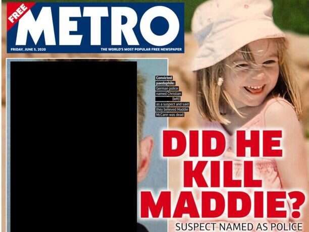 UK Madeleine McCann suspect front pages censored in caution over strict German laws