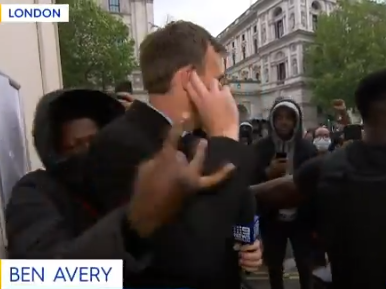 Journalists attacked and chased in London as protesters scream 'f**k the Daily Mail'