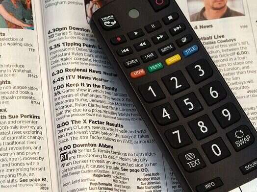 TV remote and guide|
