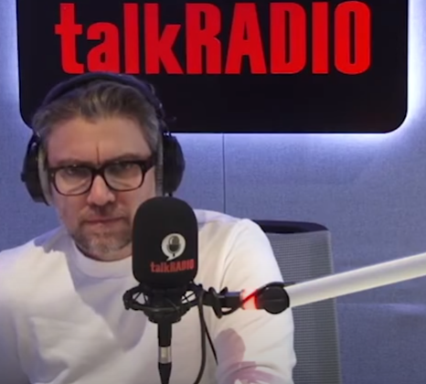 Talkradio's Jamie East quits after fellow presenter cut up face mask on air