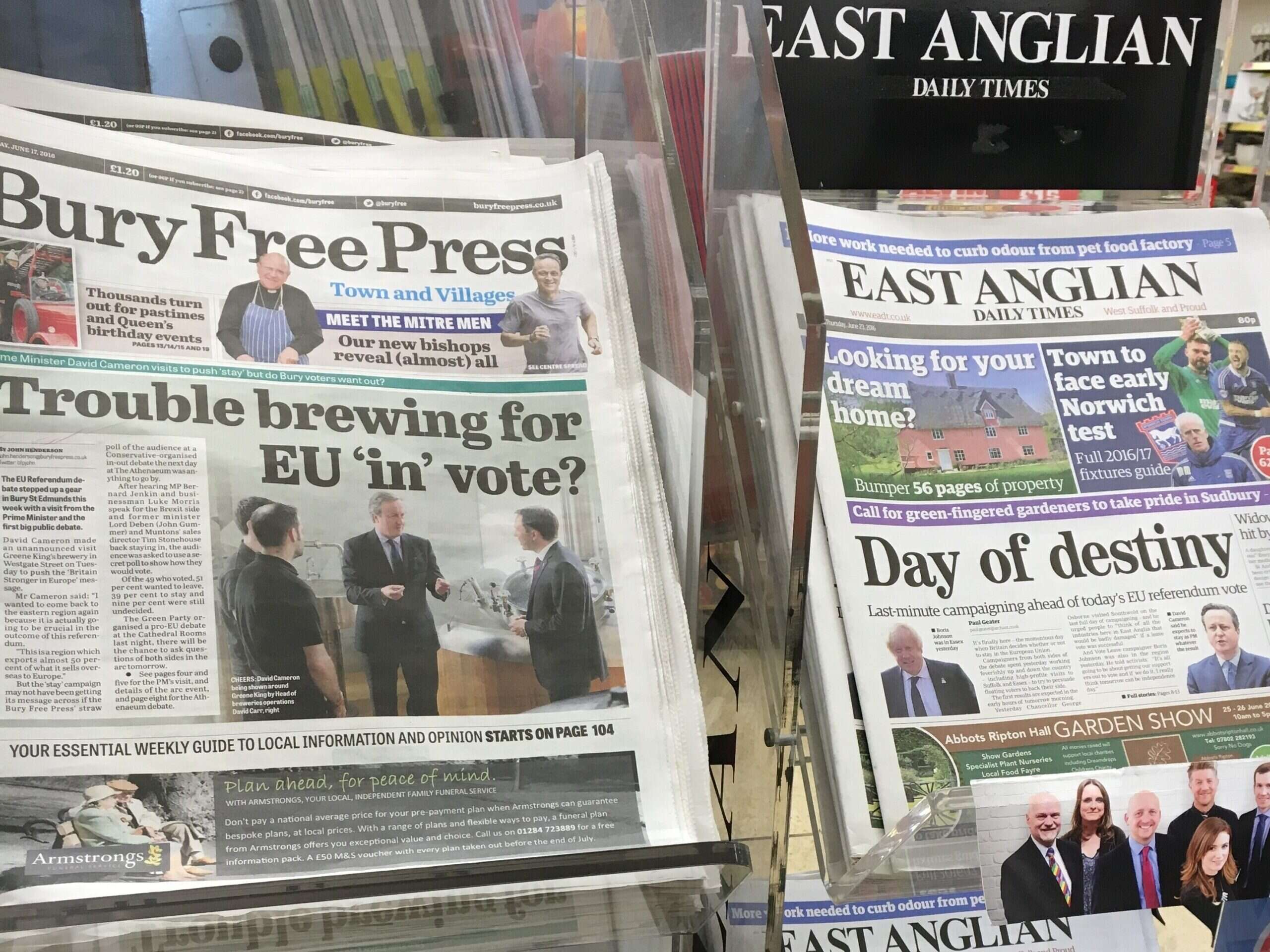 Next five years critical for survival of UK local media as mass print enters 'final phase'