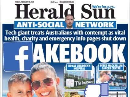 Facebook Australia news ban