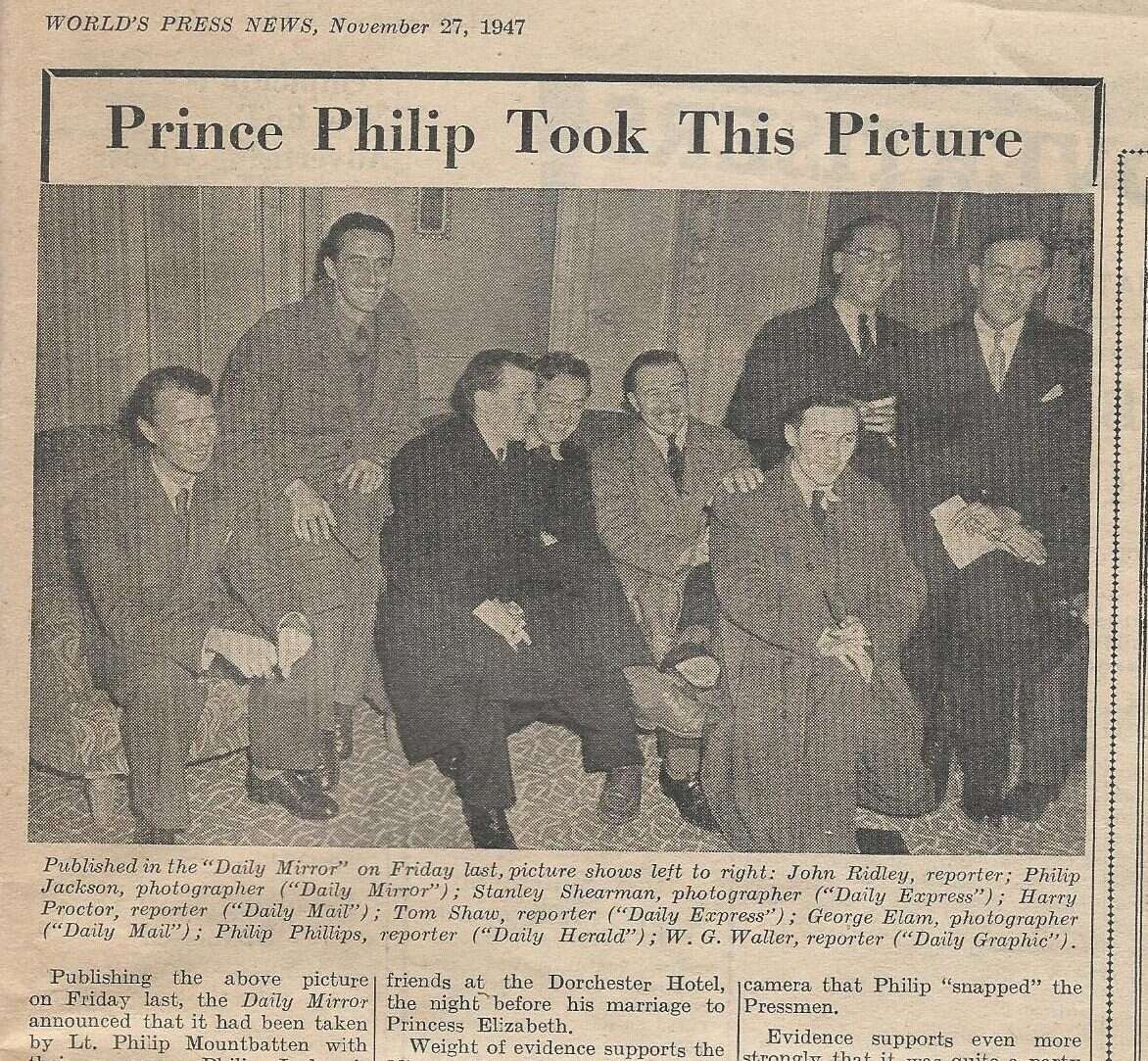 Remembering when Fleet Street journalists blagged their way into Prince Philip's stag do
