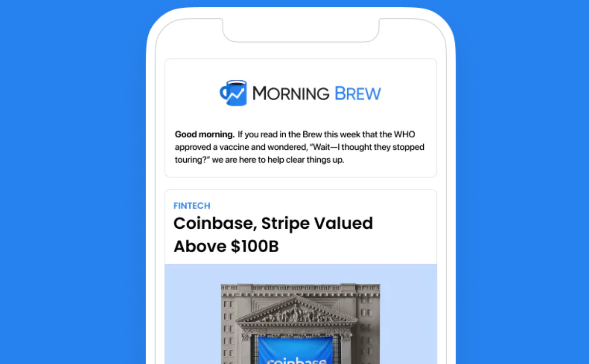 CEO interview: How student start-up Morning Brew became a $75m-valued newsletter business
