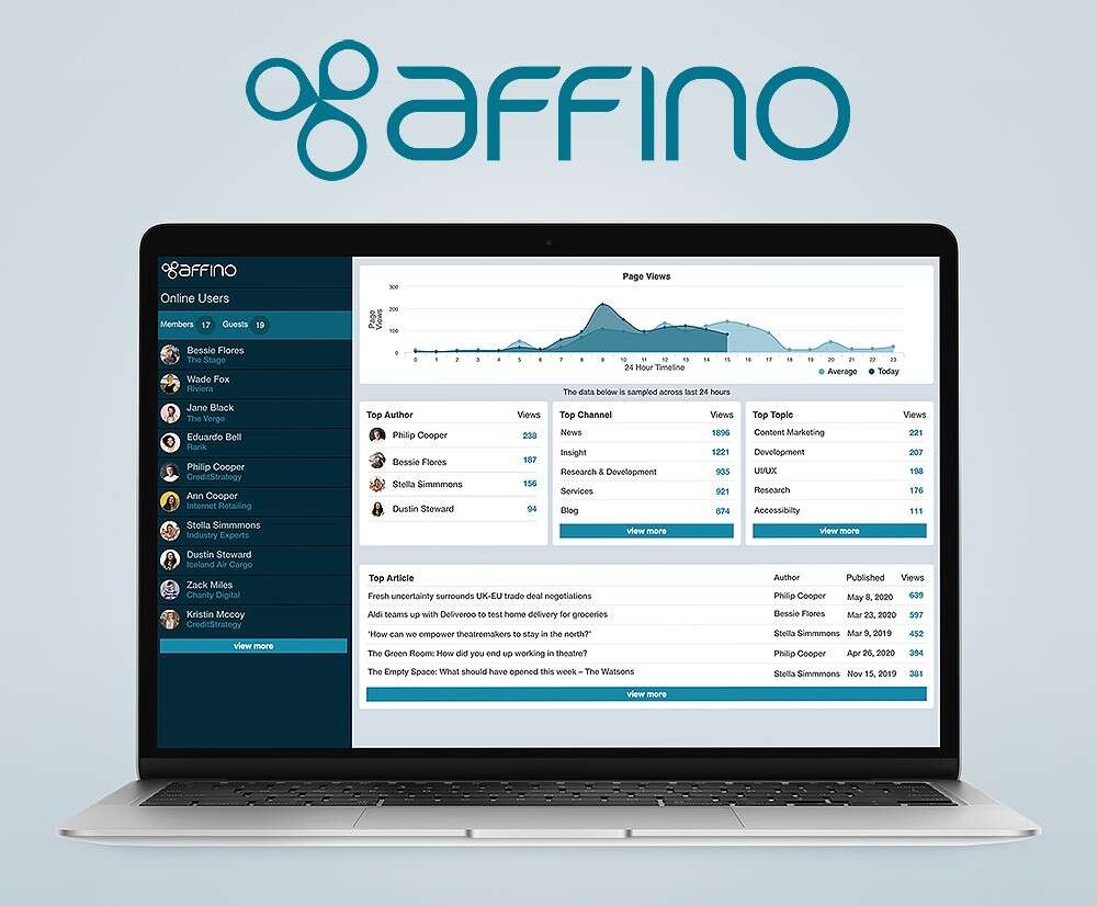 Affino: Unified business platform for media companies, publishers, event organisers, member organisations and professional services