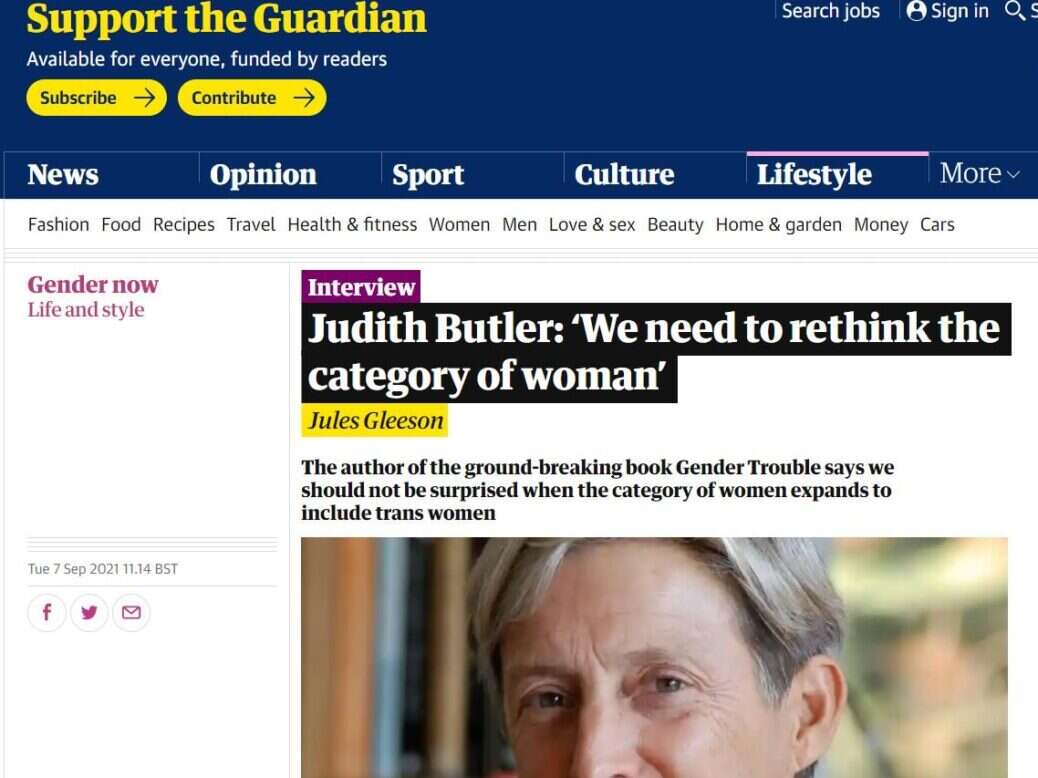 The Guardian Judith Butler interview