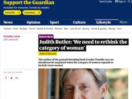 Guardian pulls quotes from interview in which academic compared 'anti-gender ideology' to fascism