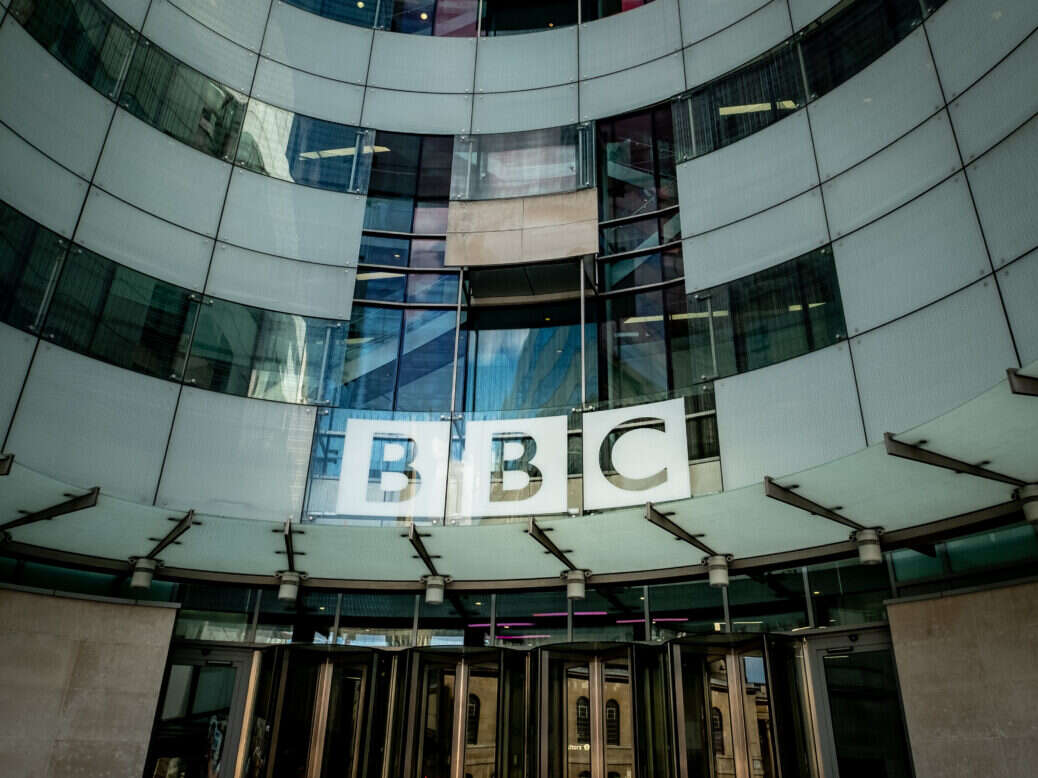 BBC headquarters in London to accompany local news market story