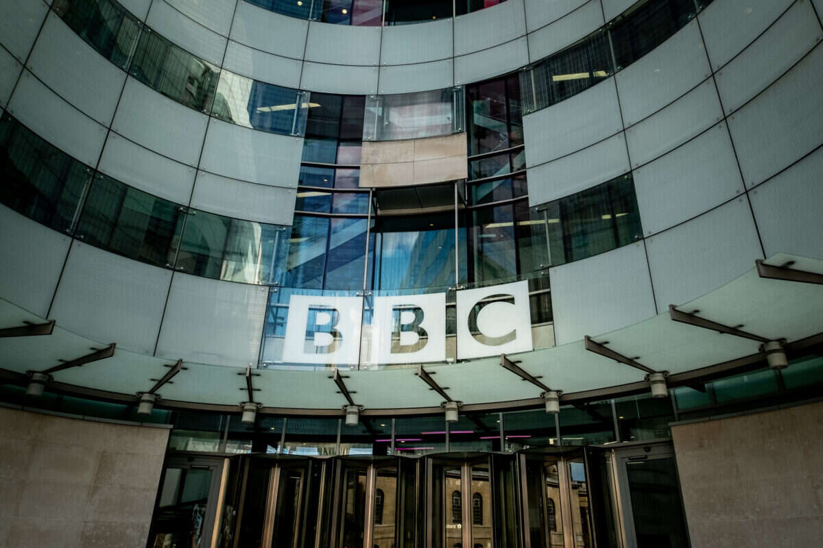 BBC headquarters in London to accompany local news market story