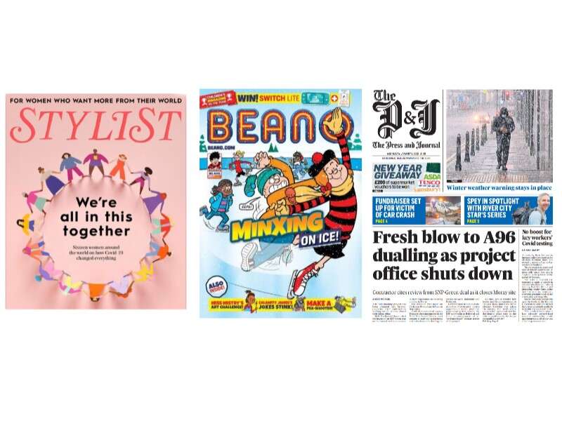 DC Thomson front pages