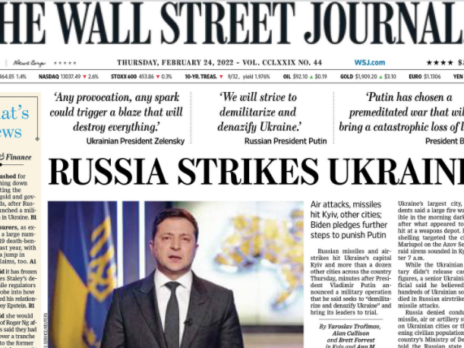 Wall Street Journal subscriptions boosted by Ukraine coverage and ‘loyalty to truth’, says News Corp CEO