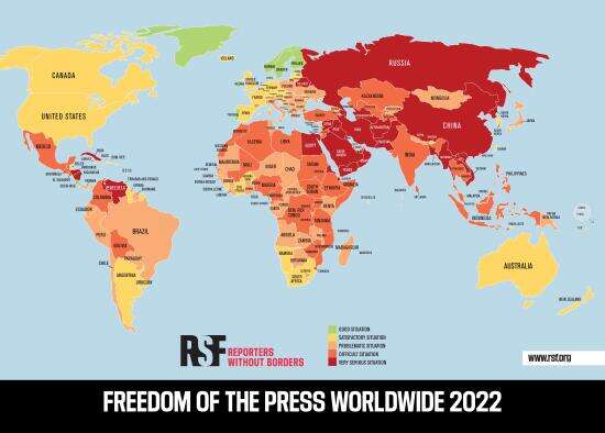World Press Freedom Index 2022