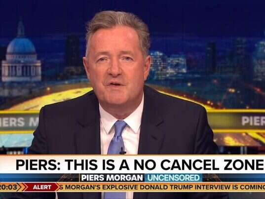 TalkTV ratings Piers Morgan