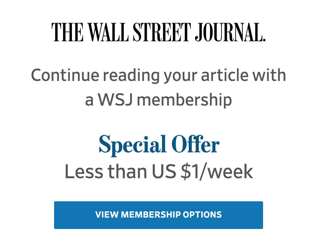 The Wall Street Journal comes second in Press Gazette’s 100k Club ranking of digital news subscriptions