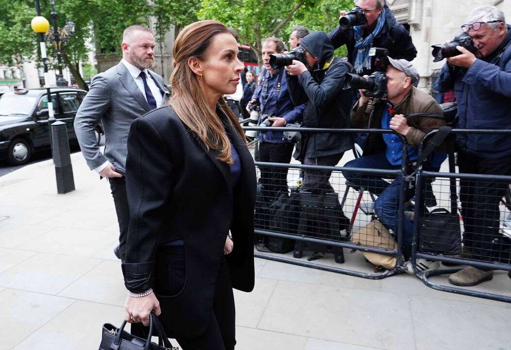 Rebekah Vardy versus Coleen Rooney libel trial: Rooneys arrive at the High Court