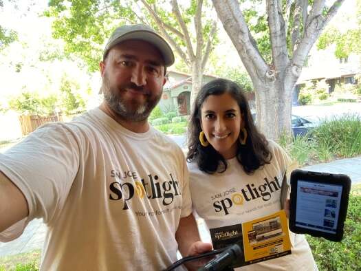 Josh Barousse and Ramona Giwargis are the founders of the San Jose Spotlight