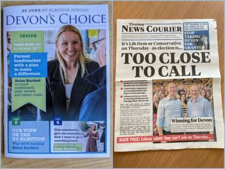 Tiverton by-election: Tory and Lib Dems publish 'fake' news publications