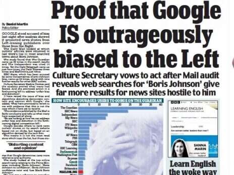 Is Google biased against the Daily Mail/Mail Online? What the experts say