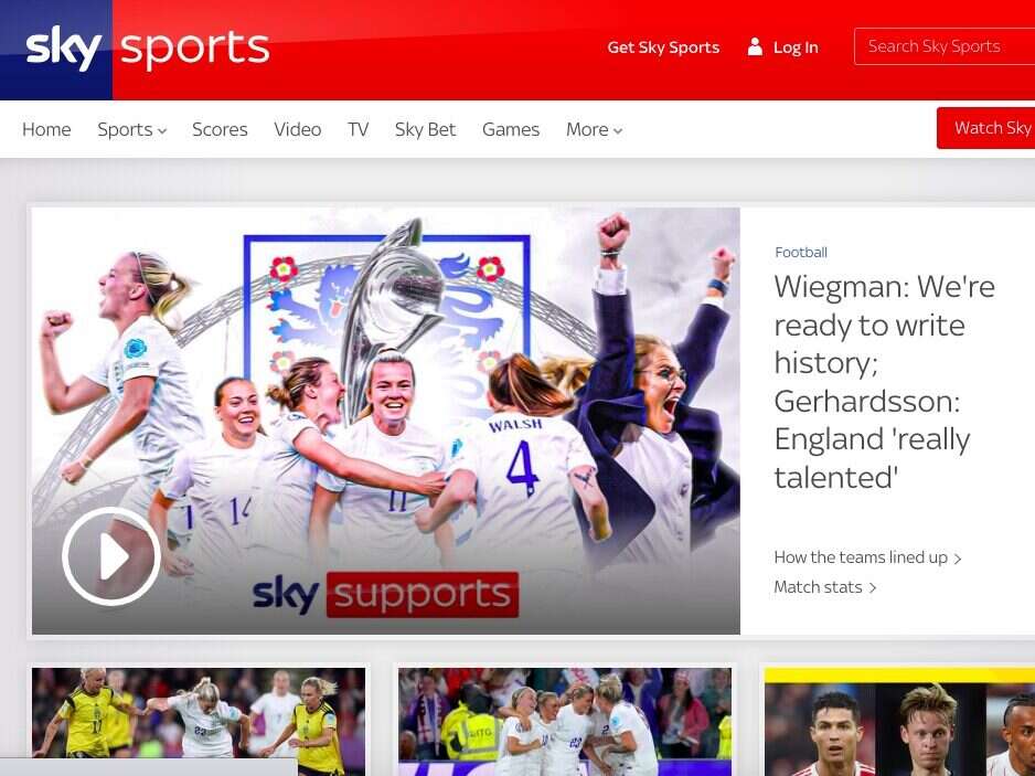 Sports news on sale sites