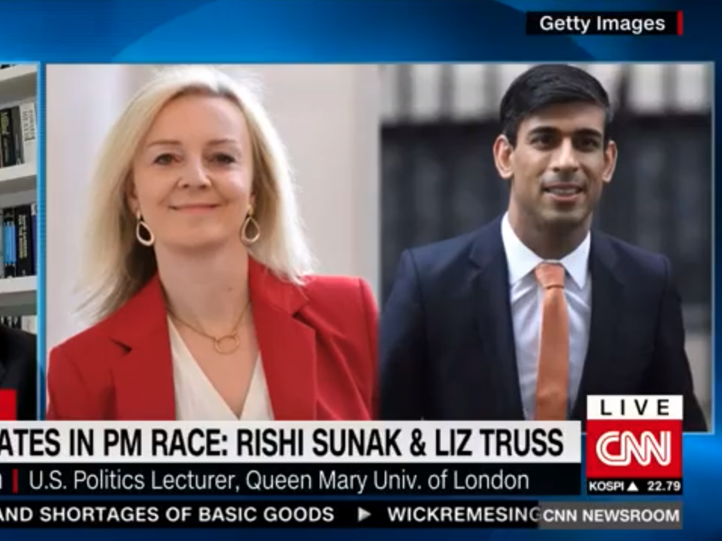 US media Liz Truss Rishi Sunak Conservative leadership