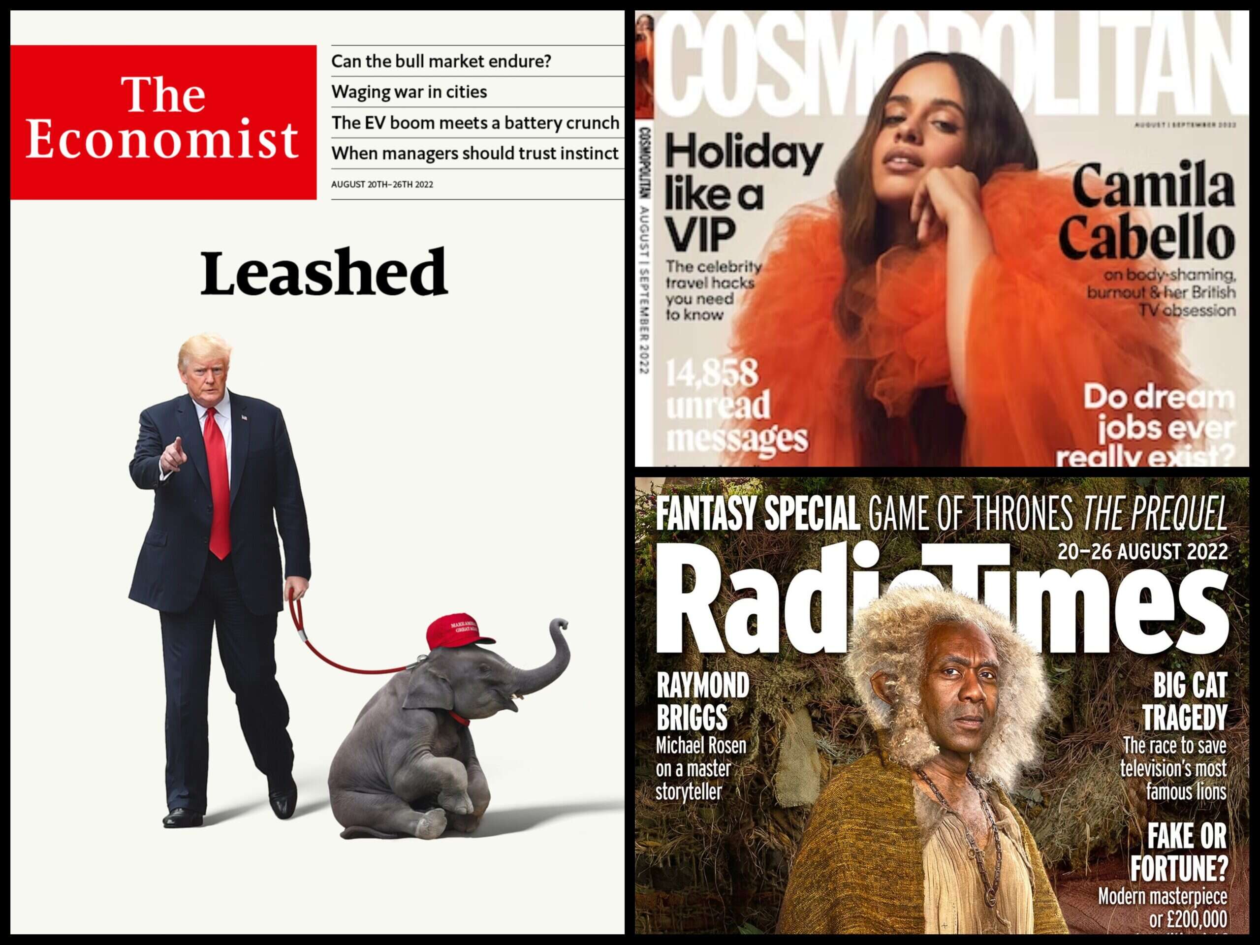 UK consumer magazine industry covers|