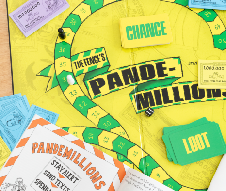 The Fence's 'Pandemillions' board game