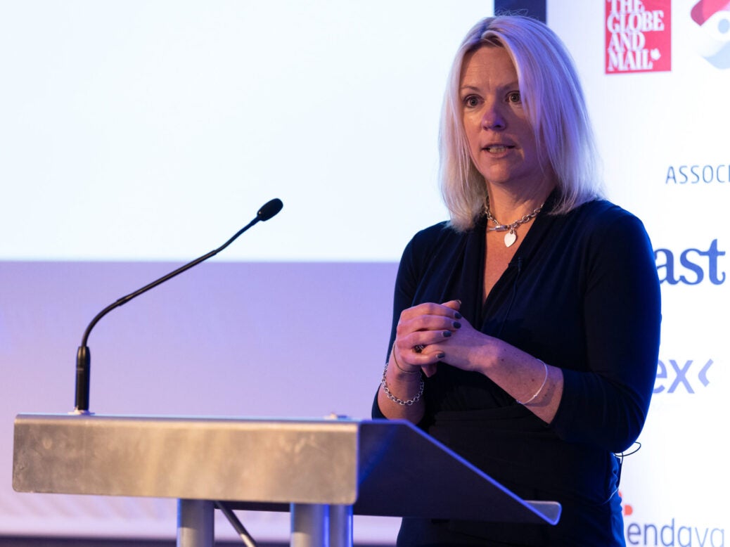 ITN chief executive Rachel Corp speaks at the Press Gazette Future of Media Technology conference