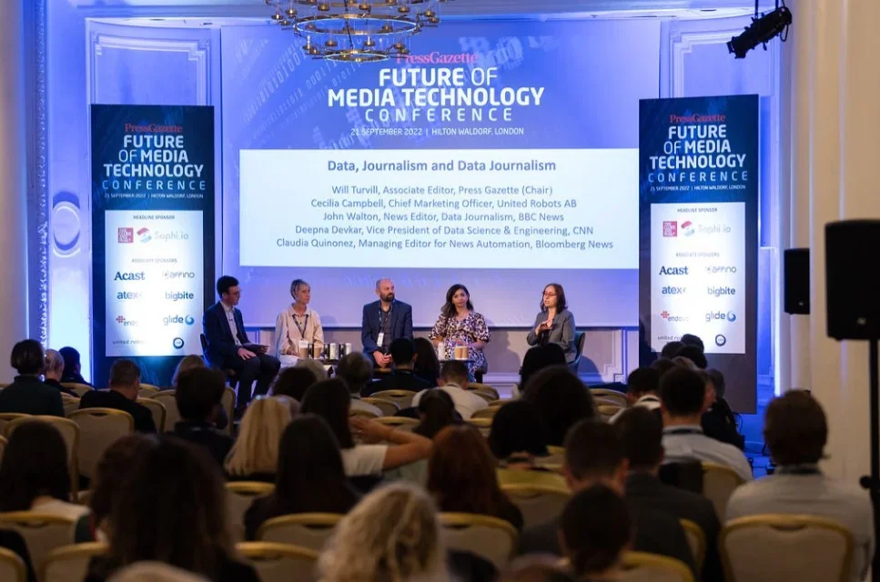 Experts from the BBC, CNN, Bloomberg News and United Robots discuss whether you can automate journalism jobs