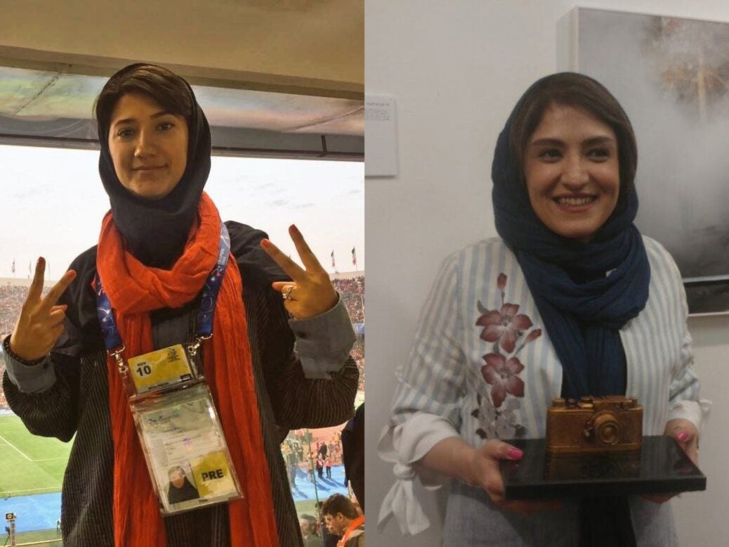 Iran journalists arrested Niloofar Hamedi and Yalda Moaiery|