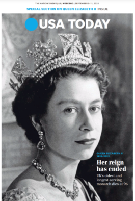 How world newspapers covered the death of Queen Elizabeth II: USA Today