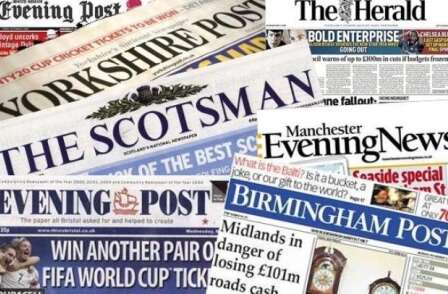 Regional ABCs: Print decline for UK dailies averaged 19% in second half of 2023