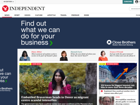 The Independent proposing to reduce staff by 20% amid digital ad downturn