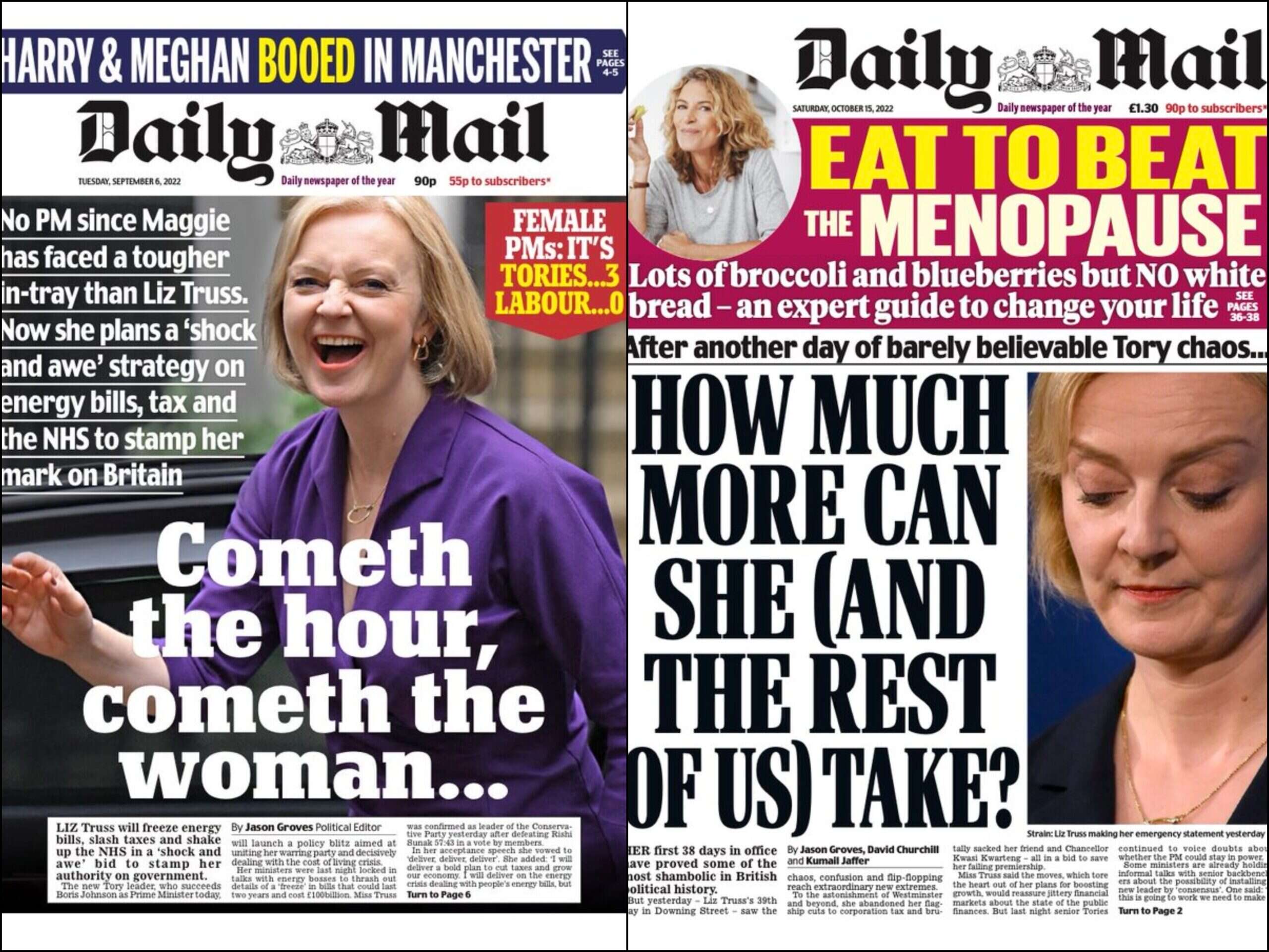 Front Pages How The News Media Changed Its Tune On Liz Truss   Mail Scaled 1 