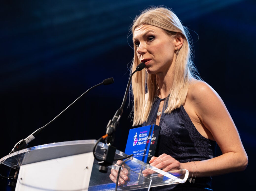 Journalists in Ukraine win British Journalism Awards public service prize