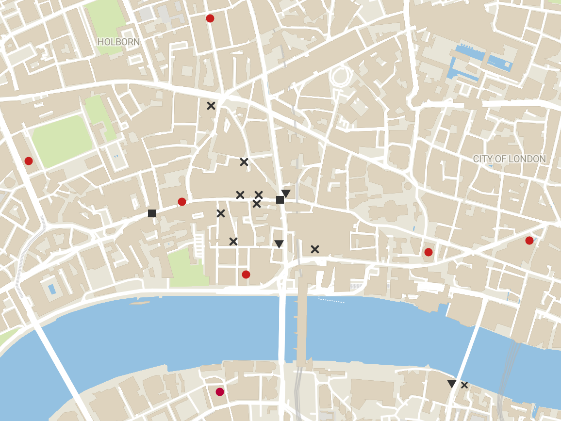 Where are they now? London's post-Fleet Street media, mapped