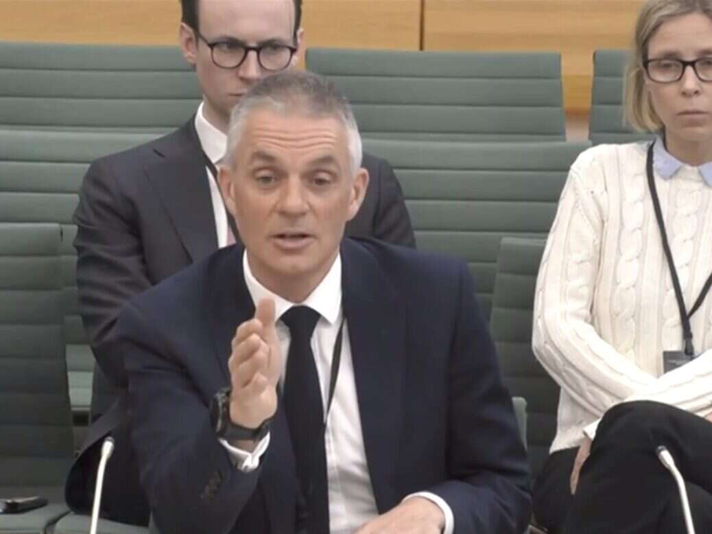 BBC director-general appearing before a select committee, telling MPs the BBC undermining local news in search results would be bad