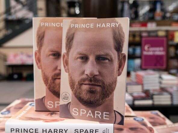 Prince Harry Spare book (Shutterstock)