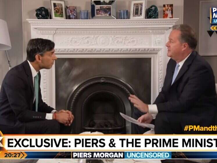 Piers Morgan's TalkTV ratings were boosted by an interview with Rishi Sunak