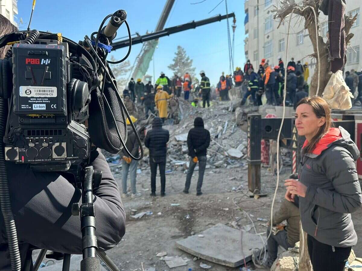 'It’s hard not to feel as if you’re diving into people’s grief': 5 News chief correspondent reports from Turkey earthquake aftermath