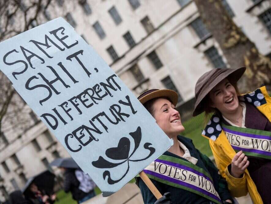 Women's rights demonstrators