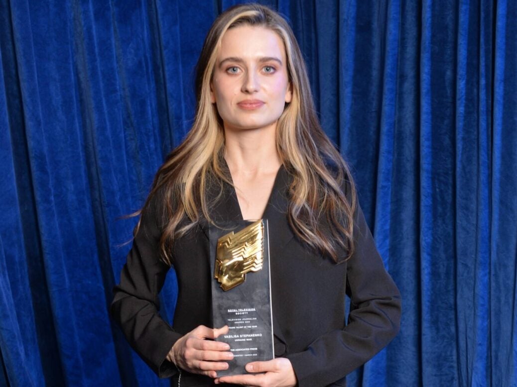 AP's Vasilisa Stepanenko, Young Talent of the Year at the RTS Television Journalism Awards