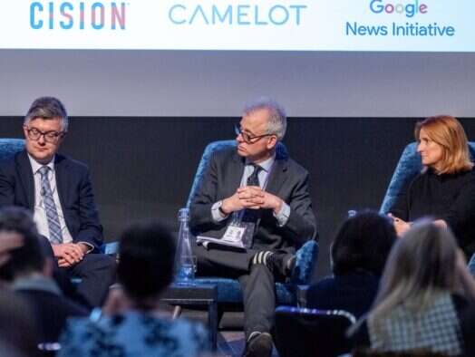 New Sunday Times editor Ben Taylor at the Society of Editors' Media Freedom Conference 2023