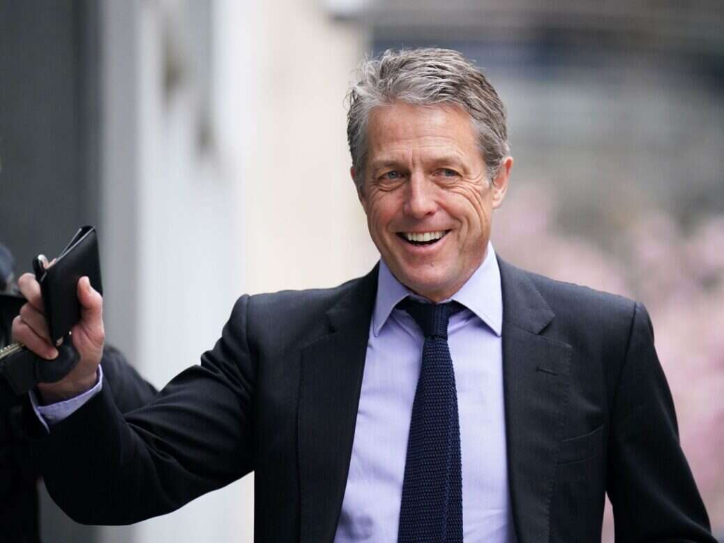 Hugh Grant at court for hacking hearing