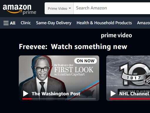 Washington Post FAST channel on Freevee