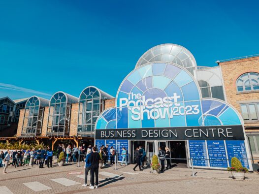 The Podcast Show 2023 exterior shot