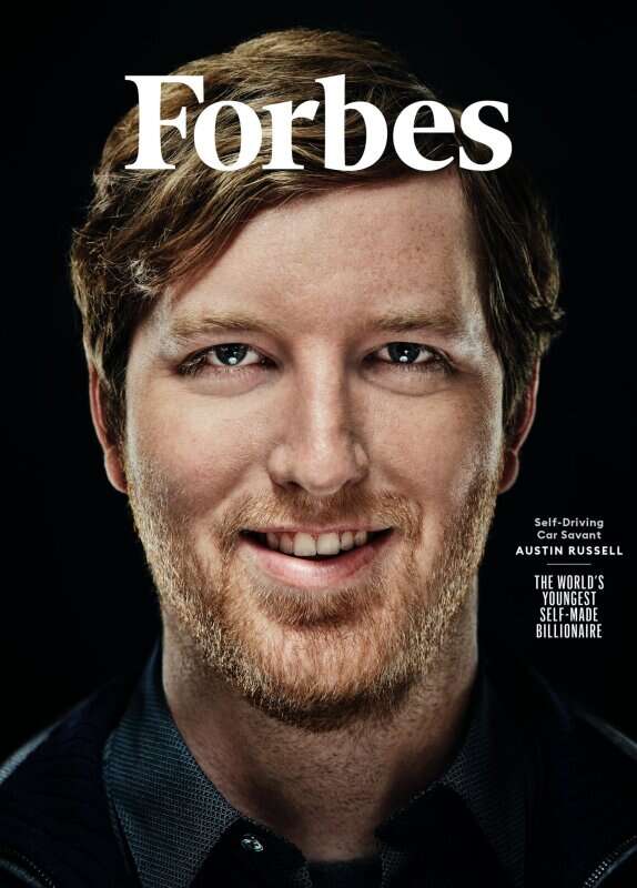 Austin Russell on the cover of Forbes